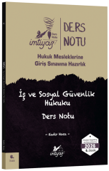 İmtiyaz 2026 HMGS İş ve Sosyal Güvenlik Hukuku Ders Notu 6. Baskı - Kadir Hoca İmtiyaz Yayıncılık