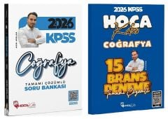 Hoca Kafası 2026 KPSS Coğrafya Soru Bankası + 15 Deneme 2 li Set - Akın Arslan Hoca Kafası Yayınları