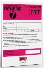 SÜPER FİYAT - Yargı YKS TYT Türkiye Geneli Deneme-7 Yargı Yayınları