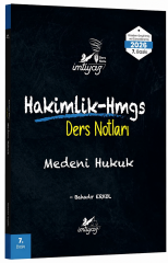 İmtiyaz 2026 HMGS Hakimlik Medeni Hukuk Ders Notları 7. Baskı - Bahadır Erkol İmtiyaz Yayıncılık