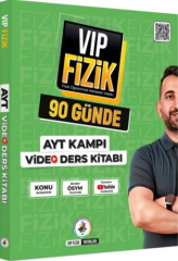 SÜPER FİYAT - Vip Fizik 2025 YKS AYT 90 Günde AYT Kampı Video Ders Kitabı - Kemal Coşkun Vip Fizik Yayınları