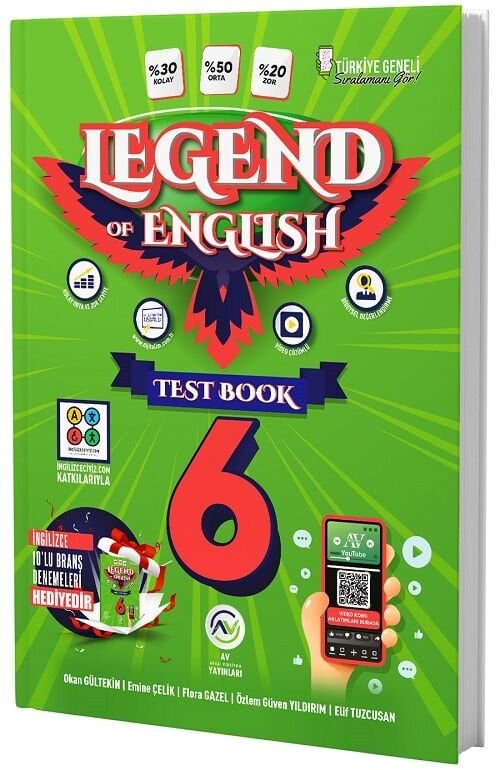 Av Yayınları 6. Sınıf İngilizce Legend Of English Test Book Av Yayınları