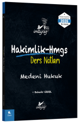 İmtiyaz 2026 HMGS Hakimlik Medeni Hukuk Ders Notları 6. Baskı - Bahadır Erkol İmtiyaz Yayıncılık