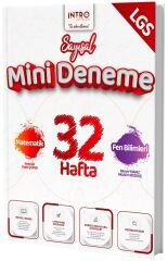 İntro 8. Sınıf LGS Sayısal 32 Hafta Mini Deneme İntro Yayınları
