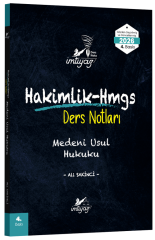 İmtiyaz 2026 HMGS Hakimlik Medeni Usul Hukuku Ders Notları 4. Baskı - Ali Sakinci İmtiyaz Yayıncılık