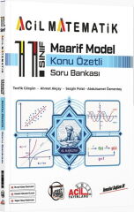 Acil 11. Sınıf Acil Matematik Maarif Model Konu Özetli Soru Bankası Acil Yayınları