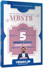 Yediiklim 2027 MBSTS Safir 5 Deneme Çözümlü - Burhan Karakışla Yediiklim Yayınları