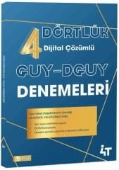 4T Yayınları GUY DGUY Dört Dörtlük 4 Deneme Çözümlü 4T Yayınları