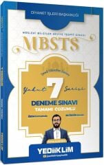 Yediiklim 2027 MBSTS Yakut 7 Deneme Çözümlü - Burhan Karakışla Yediiklim Yayınları