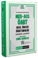 SÜPER FİYAT - Pegem 2026 ÖABT MEB-AGS Okul Öncesi Öğretmenliği Soru Bankası Çözümlü Pegem Akademi Yayınları