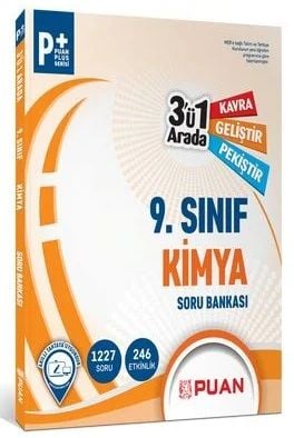 Puan 9. Sınıf Kimya 3 ü 1 Arada Soru Bankası Puan Yayınları