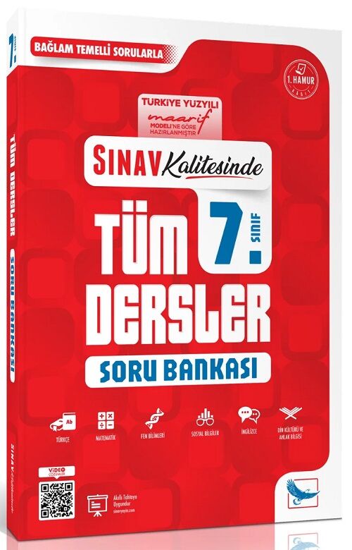 Sınav 7. Sınıf Tüm Dersler Maarif Modeli Soru Bankası Sınav Yayınları