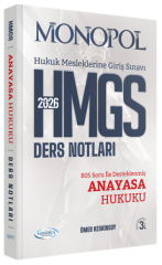 Monopol 2026 HMGS Anayasa Hukuku Ders Notları 3. Baskı - Ömer Keskinsoy Monopol Yayınları