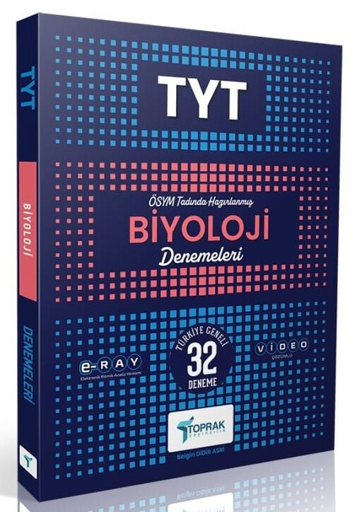 Toprak YKS TYT Biyoloji RAY 32 Deneme Toprak Yayıncılık