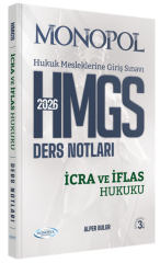 Monopol 2026 HMGS İcra ve İflas Hukuku Ders Notları 3. Baskı - Alper Bulur Monopol Yayınları