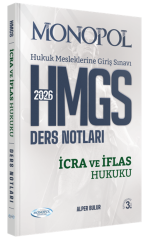 Monopol 2026 HMGS İcra ve İflas Hukuku Ders Notları 3. Baskı - Alper Bulur Monopol Yayınları
