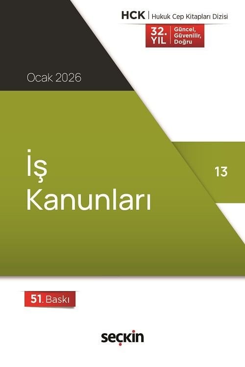 Seçkin 2026 İş Kanunları Cep Kitabı 51. Baskı Seçkin Yayınları