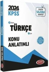 SÜPER FİYAT - Data 2024 KPSS Türkçe Ultra Konu Anlatımlı Data Yayınları