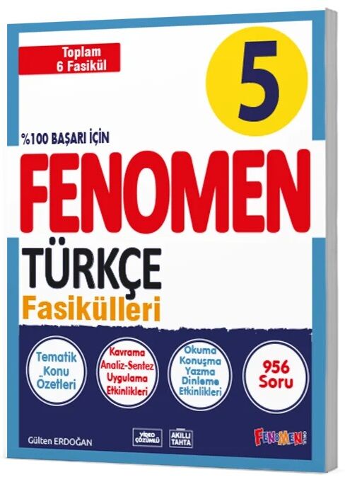Fenomen Okul 5. Sınıf Türkçe Fenomen Maarif Modeli 6 Fasikül Set Fenomen Okul Yayınları