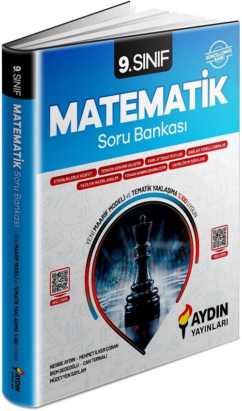 Aydın 9. Sınıf Matematik Maarif Modeli Soru Bankası Aydın Yayınları