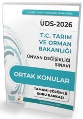 Pelikan 2026 GYS ÜDS Tarım ve Orman Bakanlığı Ortak Konular Soru Bankası Çözümlü Görevde Yükselme Ünvan Değişikliği - Emin Hüseyin Şahin Pelikan Yayınevi