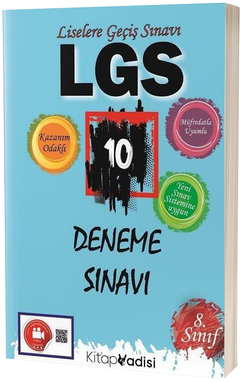 Kitap Vadisi 8. Sınıf LGS 10 Deneme Kitap Vadisi Yayınları