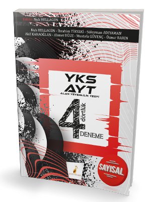 Pelikan YKS AYT Sayısal Dört Dörtlük 4 Deneme Sınavı Pelikan Yayınları
