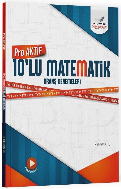Aktif Öğrenme YKS TYT Matematik Aktif Serisi 10 lu Deneme Aktif Öğrenme Yayınları