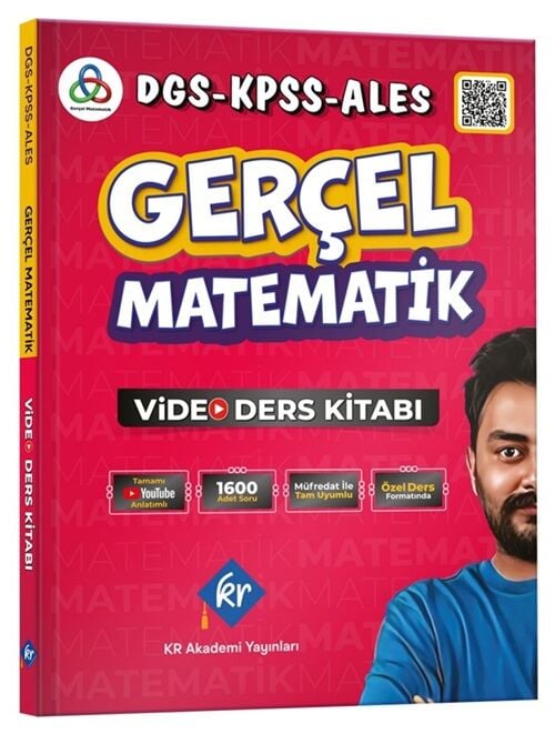 KR Akademi DGS KPSS ALES Gerçel Matematik Video Ders Kitabı - Muhammet Elçi KR Akademi