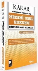 SÜPER FİYAT - Temsil 2023 KARAR Adli İdari Hakimlik Medeni Usul Hukuku Soru Bankası Çözümlü 8. Baskı - Sertkan Erdurmaz Temsil Yayınları