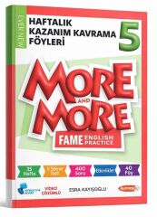 Kurmay ELT More and More English 5 Haftalık Kazanım Kavrama Föyleri Kurmay ELT Yayınları