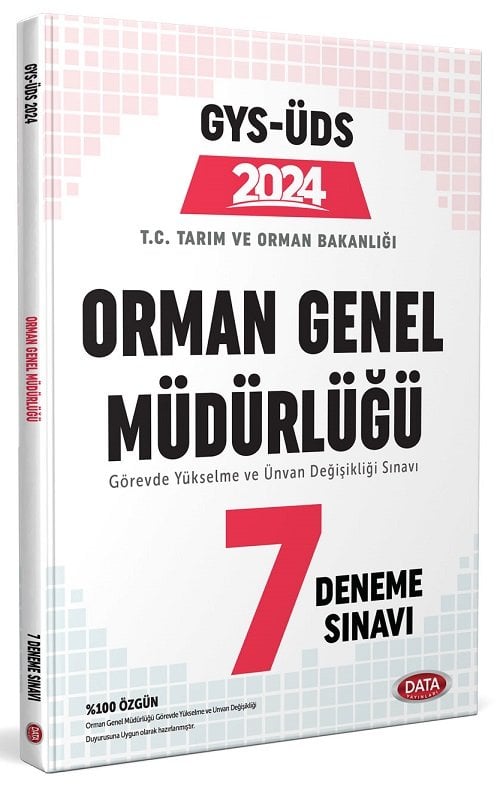 Data 2024 GYÜD OGM Orman Genel Müdürlüğü 7 Deneme Görevde Yükselme Ünvan Değişikliği Data Yayınları