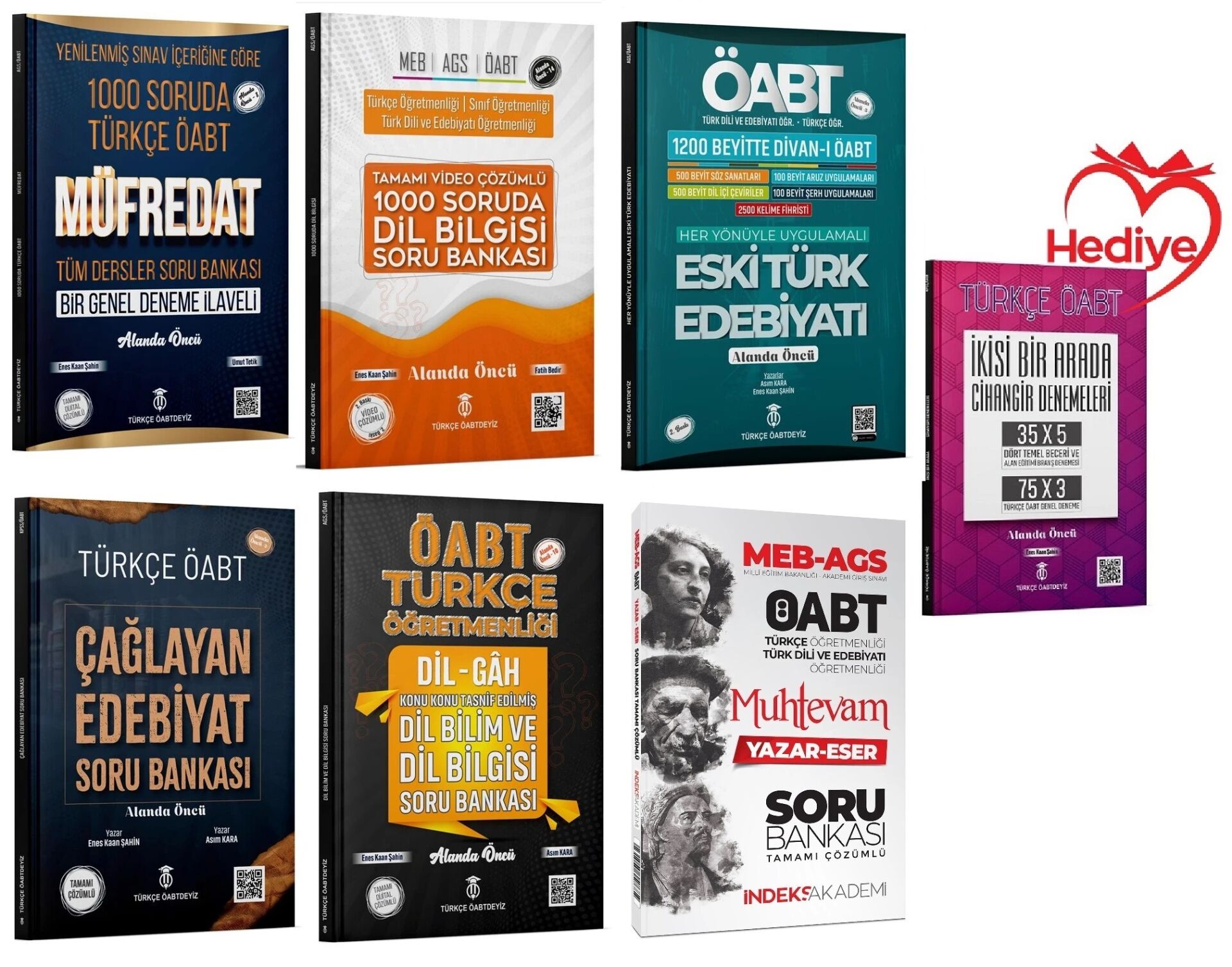 Türkçe ÖABTDEYİZ ÖABT Türkçe Öğretmenliği Set-4 6 lı Set - Enes Kaan Şahin Türkçe ÖABTDEYİZ - HEDİYELİ