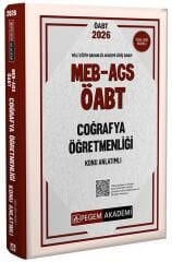 SÜPER FİYAT - Pegem 2026 ÖABT MEB-AGS Coğrafya Öğretmenliği Konu Anlatımlı Pegem Akademi Yayınları