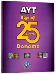 KR Akademi 2025 YKS AYT Biyoloji Biyopsi 25 Deneme KR Akademi Yayınları