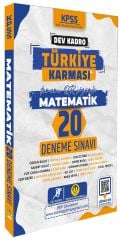 Tasarı Dev Kadro KPSS Matematik Türkiye Karması 20 Deneme Çözümlü Tasarı Yayınları
