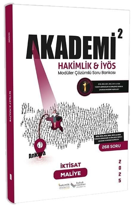 SÜPER FİYAT - İlken 2025 Akademi Hakimlik İYÖS İktisat ve Maliye Soru Bankası İlken Yayınları
