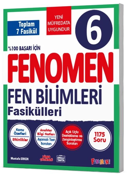 Fenomen Okul 6. Sınıf Fen Bilimleri Fenomen Maarif Modeli 7 Fasikül Set Fenomen Okul Yayınları