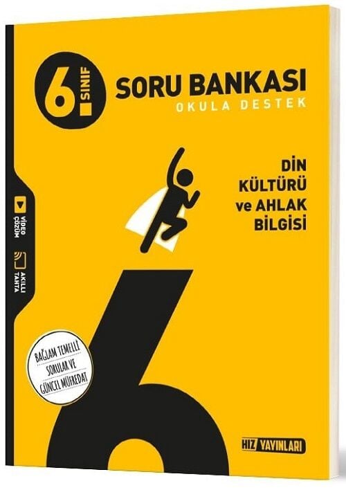Hız Yayınları 6. Sınıf Din Kültürü ve Ahlak Bilgisi Soru Bankası Çözümlü Hız Yayınları