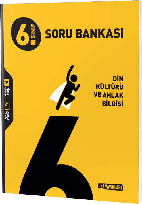Hız Yayınları 6. Sınıf Din Kültürü ve Ahlak Bilgisi Soru Bankası Video Çözümlü Hız Yayınları