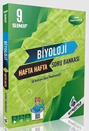 Strateji 9. Sınıf Biyoloji Hafta Hafta Soru Bankası Strateji Yayınları