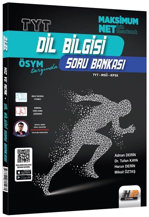 Hız ve Renk YKS TYT MSÜ KPSS Dil Bilgisi Soru Bankası Hız ve Renk Yayınları