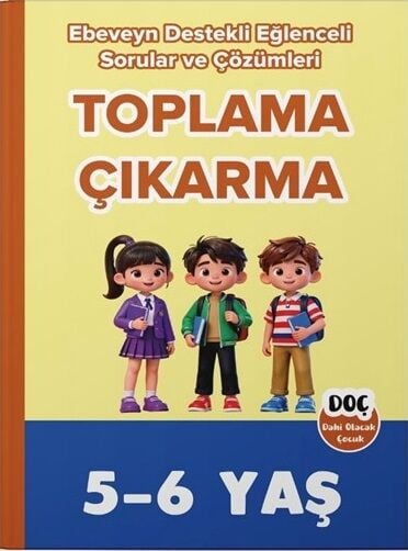 Dahi Olacak Çocuk 5-6 Yaş Toplama ve Çıkarma Ebeveyn Destekli Dahi Olacak Çocuk