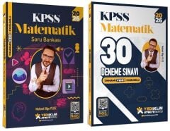 Yediiklim 2026 KPSS Matematik Soru Bankası + 30 Deneme Atölye Serisi 2 li Set - Mehmet Bilge Yıldız Yediiklim Yayınları