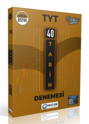 Oksijen YKS TYT Tarih 40 Deneme Oksijen Yayınları