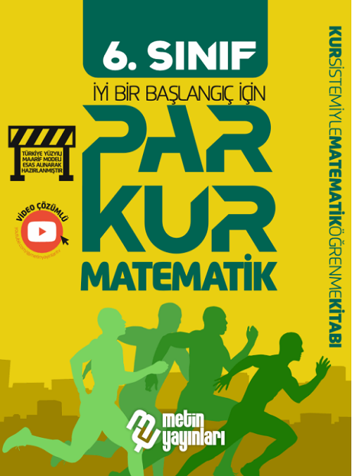 Metin 6. Sınıf Parkur Matematik Soru Bankası Çözümlü Metin Yayınları