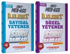 Yönerge 2027 MEB-AGS Sözel + Sayısal Yetenek İlelebet Soru Bankası 2 li Set Yönerge Yayınları