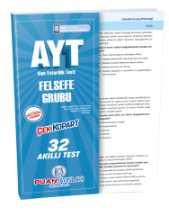 Puan YKS AYT Felsefe Grubu Çek Kopart Akıllı Test Puan Yayınları