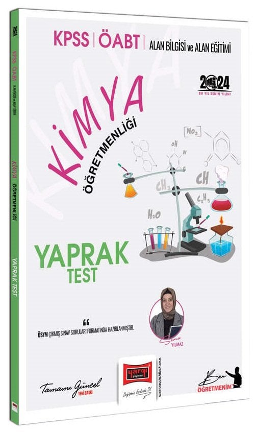 Yargı 2024 ÖABT Kimya Öğretmenliği Yaprak Test Yargı Yayınları