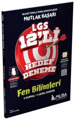 Muba 8. Sınıf LGS Fen Bilimleri Mutlak Başarı Hedef 12 Deneme Muba Yayınları